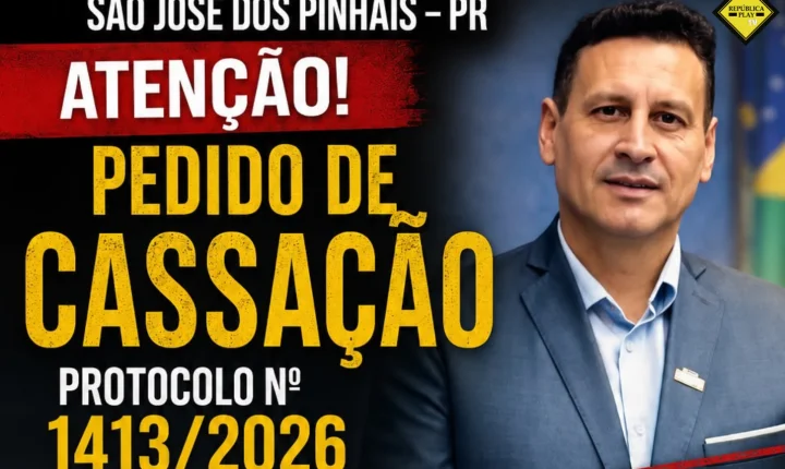 Pedido de cassação contra vereador Gesiel ganha novo capítulo em São José dos Pinhais